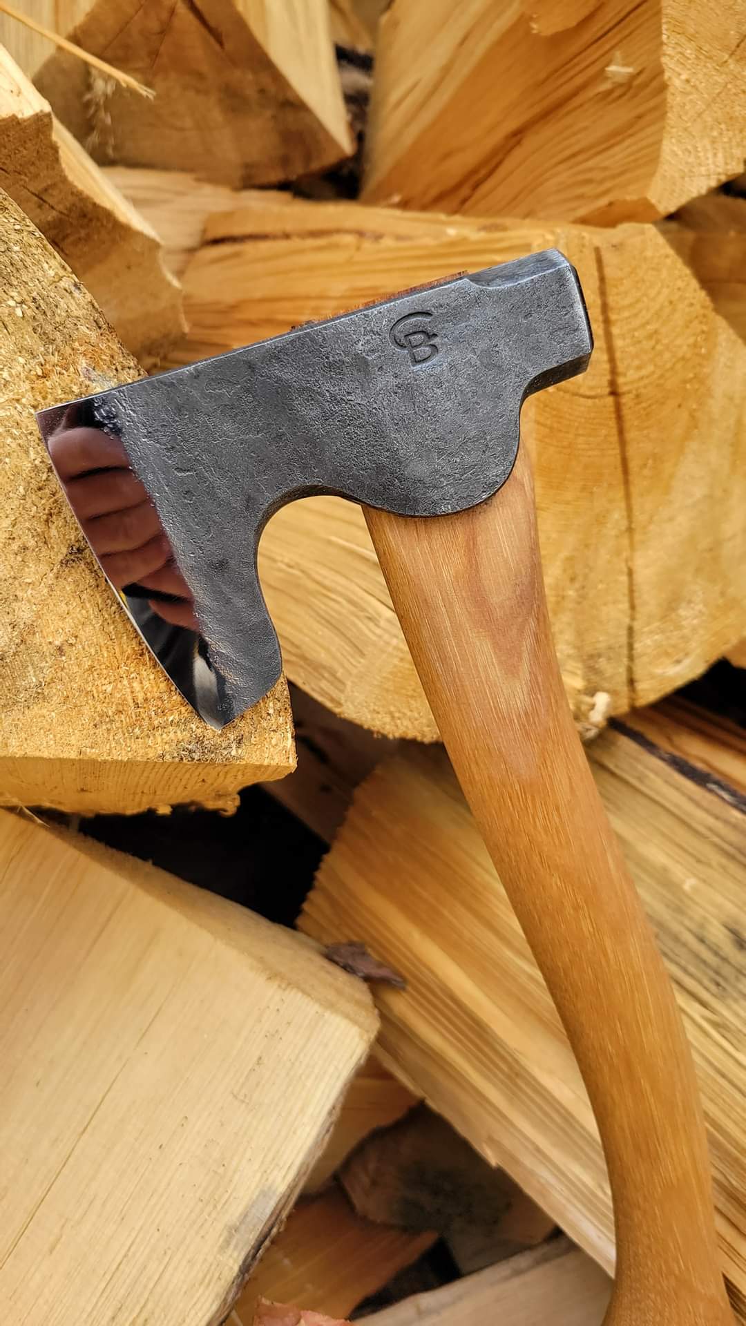 1.25lb Bearded Hatchet PREORDER Conrad Blacksmithing